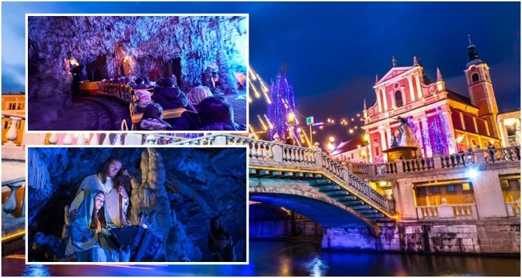 [Postojnska jama i Ljubljana - ŽIVE JASLICE] Čarobno jednodnevno putovanje - doživite spektakl kakav ne možete vidjeti nigdje drugdje!