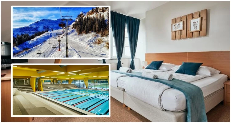 [SKIJANJE Slovenija] Oštarija Herbelier***: 1 ili 2 noćenja sa polupansionom za dvije osobe +  cjelodnevna ski karta skijališta Gače ili kupanje u Wellness centru Balnea!