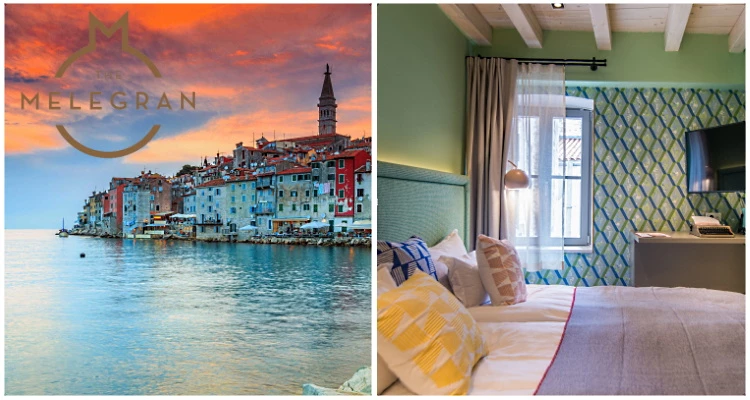 [Rovinj] The Melegran hotel****: 3 dana za 2 osobe u samom srcu Rovinja!